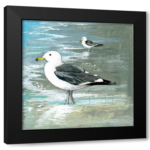 Sea Birds I Black Modern Wood Framed Art Print by Gorham, Gregory