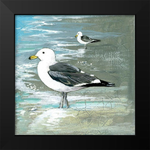 Sea Birds I Black Modern Wood Framed Art Print by Gorham, Gregory