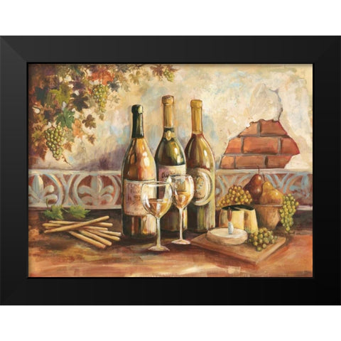 Bountiful Wine I Black Modern Wood Framed Art Print by Gorham, Gregory