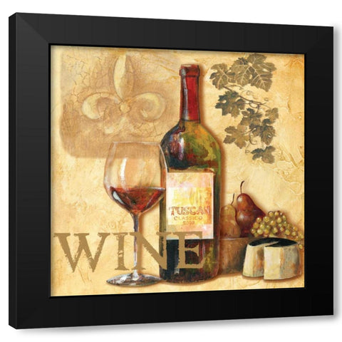 Tasting Notes II Black Modern Wood Framed Art Print with Double Matting by Gorham, Gregory