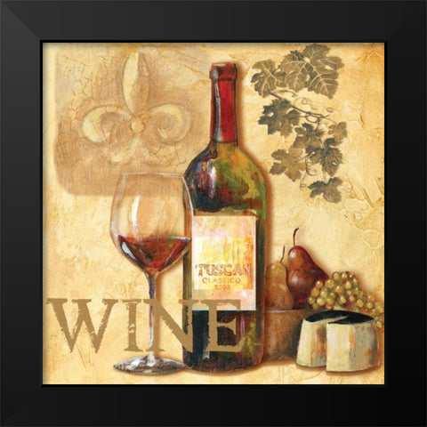 Tasting Notes II Black Modern Wood Framed Art Print by Gorham, Gregory