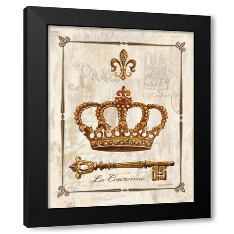 La Couronne Black Modern Wood Framed Art Print with Double Matting by Gorham, Gregory