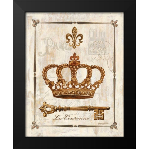 La Couronne Black Modern Wood Framed Art Print by Gorham, Gregory