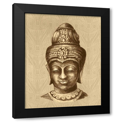 Lopburi II Black Modern Wood Framed Art Print with Double Matting by Gorham, Gregory