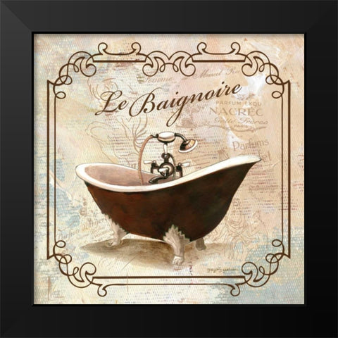 Femme Tub Black Modern Wood Framed Art Print by Gorham, Gregory
