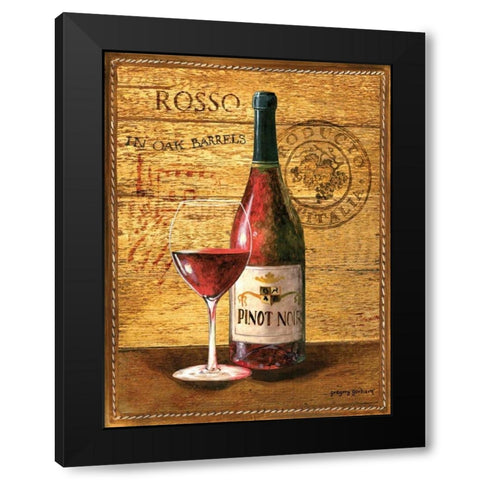 Aged in Oak I Black Modern Wood Framed Art Print with Double Matting by Gorham, Gregory