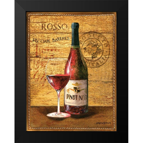 Aged in Oak I Black Modern Wood Framed Art Print by Gorham, Gregory