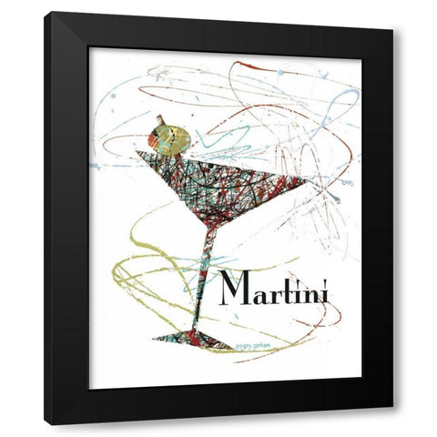 Happy Hour Motif I Black Modern Wood Framed Art Print by Gorham, Gregory