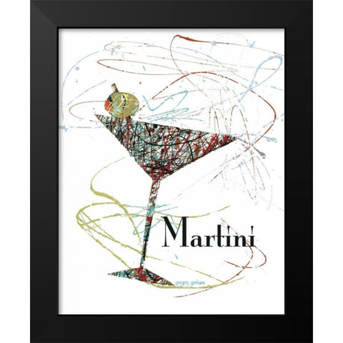 Happy Hour Motif I Black Modern Wood Framed Art Print by Gorham, Gregory