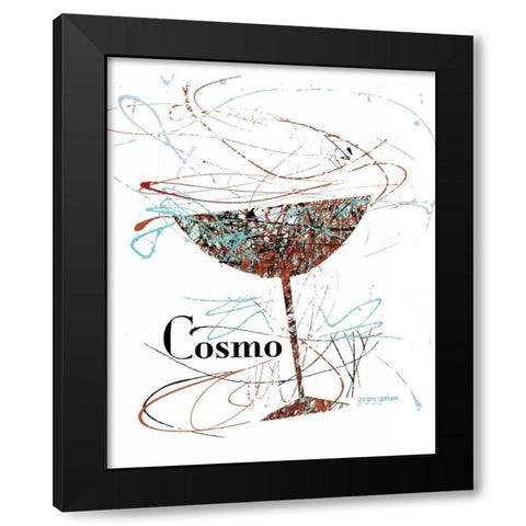 Happy Hour Motif Ii Black Modern Wood Framed Art Print by Gorham, Gregory