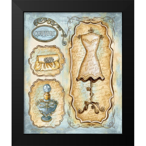 Paris Boutique II Black Modern Wood Framed Art Print by Gorham, Gregory