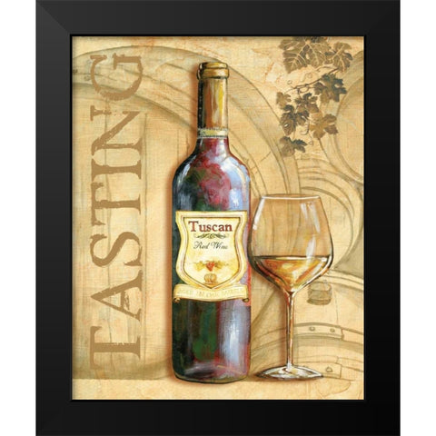 Wine II Black Modern Wood Framed Art Print by Gorham, Gregory
