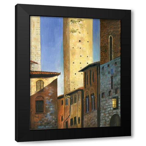 Italian Scene II Black Modern Wood Framed Art Print by Gorham, Gregory