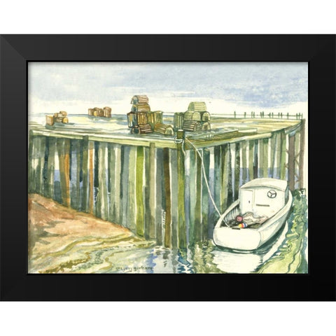 Low Tide Black Modern Wood Framed Art Print by Gorham, Gregory