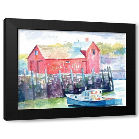 Cape Ann Black Modern Wood Framed Art Print by Gorham, Gregory