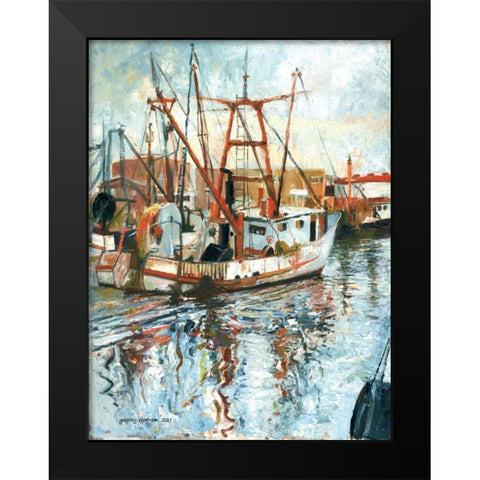 Gloucester Black Modern Wood Framed Art Print by Gorham, Gregory