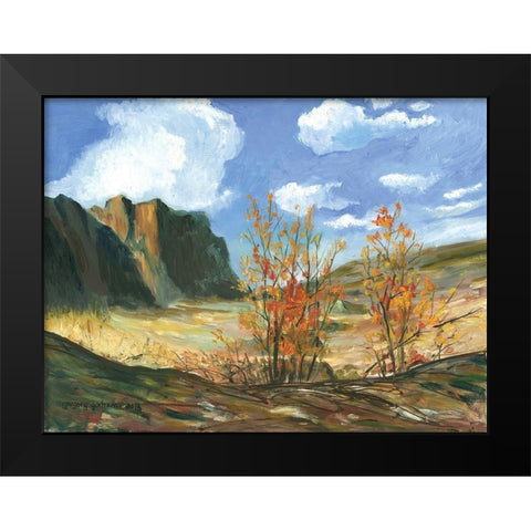 Eastern Columbian River Gorge Black Modern Wood Framed Art Print by Gorham, Gregory