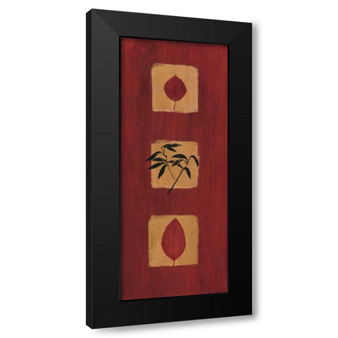 Asian Panel II Black Modern Wood Framed Art Print by Hannah, Jenny