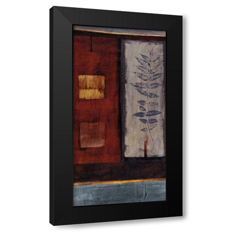 Fire Black Modern Wood Framed Art Print with Double Matting by Hargittai, Paul