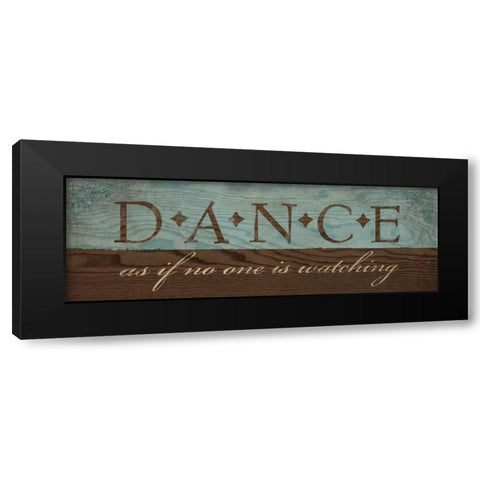 Dance Black Modern Wood Framed Art Print with Double Matting by Harbick, N