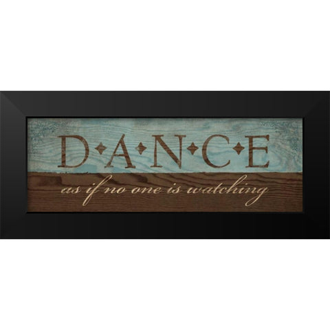 Dance Black Modern Wood Framed Art Print by Harbick, N
