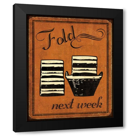 Fold Black Modern Wood Framed Art Print with Double Matting by Harbick, N