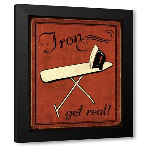 Iron Black Modern Wood Framed Art Print with Double Matting by Harbick, N