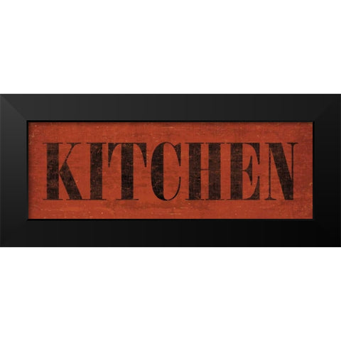 Kitchen III Black Modern Wood Framed Art Print by Harbick, N