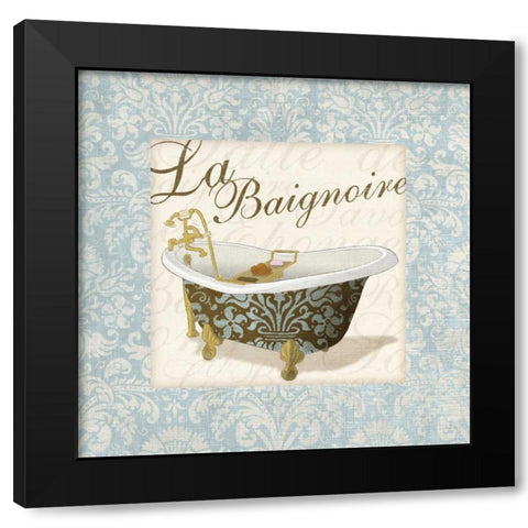 Bathtub Black Modern Wood Framed Art Print by Harbick, N