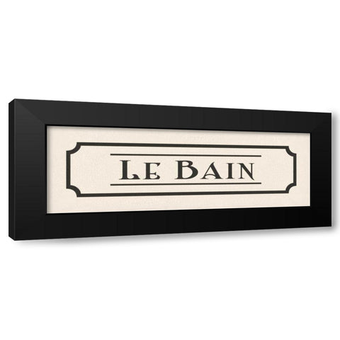 Le Bain Black Modern Wood Framed Art Print with Double Matting by Harbick, N