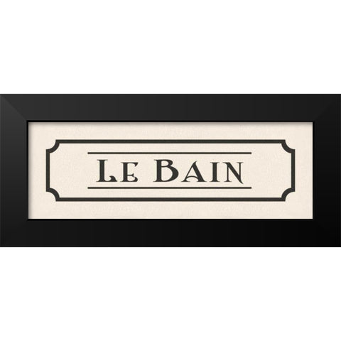 Le Bain Black Modern Wood Framed Art Print by Harbick, N