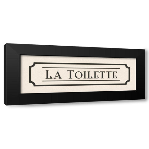 La Toilette Black Modern Wood Framed Art Print by Harbick, N