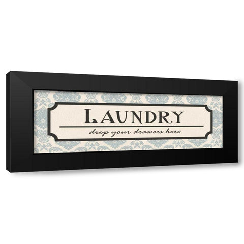 Laundry Drawers Black Modern Wood Framed Art Print by Harbick, N
