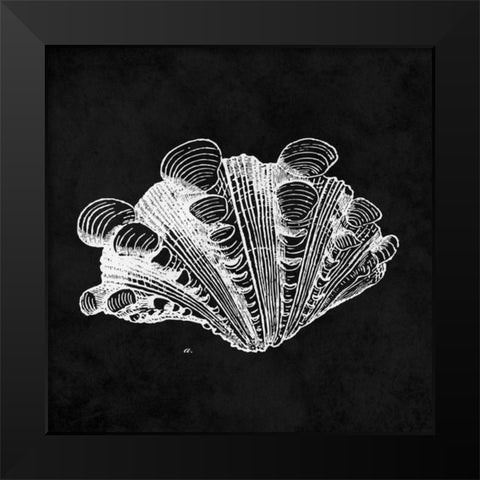 Elegant Negative III Black Modern Wood Framed Art Print by Harbick, N