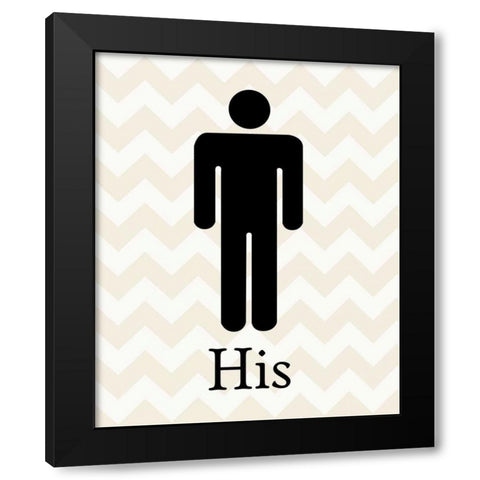 His Classic Black Modern Wood Framed Art Print by Harbick, N