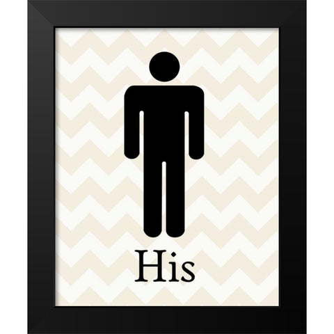 His Classic Black Modern Wood Framed Art Print by Harbick, N