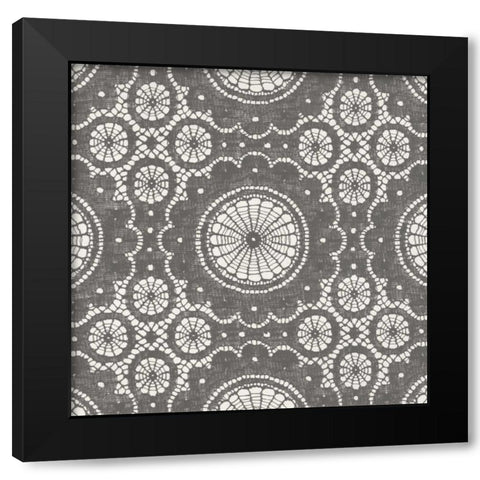 Elegance in Gray II Black Modern Wood Framed Art Print with Double Matting by Harbick, N