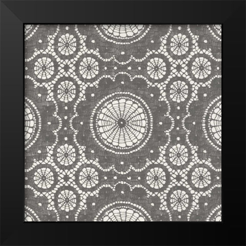 Elegance in Gray II Black Modern Wood Framed Art Print by Harbick, N