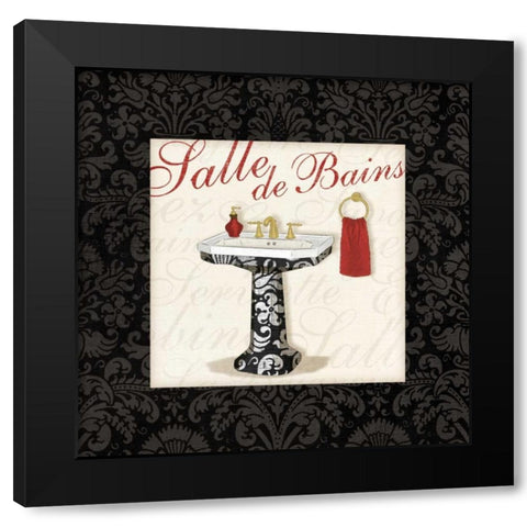 Classic Sink Black Modern Wood Framed Art Print by Harbick, N