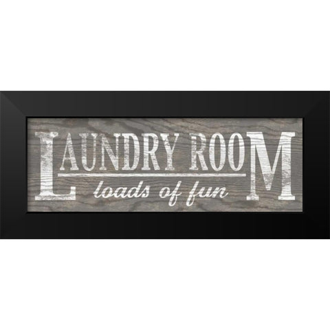 Loads of Fun Black Modern Wood Framed Art Print by Harbick, N