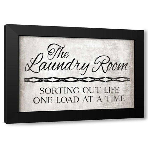 Sorting Life Black Modern Wood Framed Art Print by Harbick, N