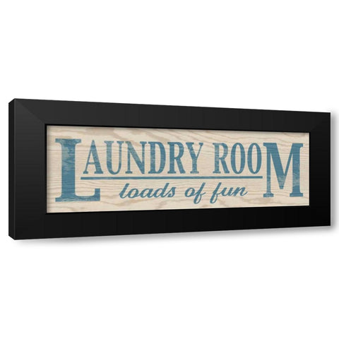 Loads of Fun - Blue Black Modern Wood Framed Art Print with Double Matting by Harbick, N
