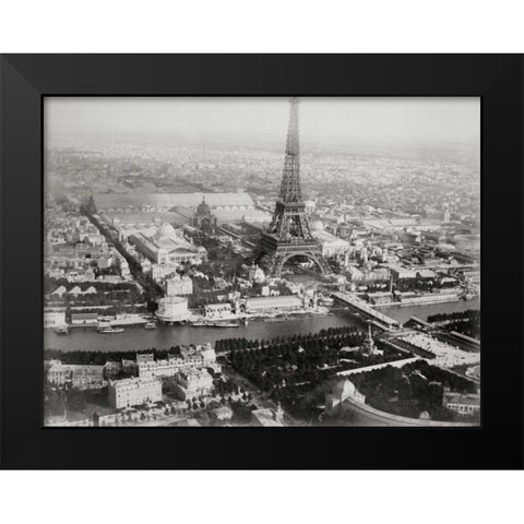 Vintage Paris I Black Modern Wood Framed Art Print by Harbick, N.
