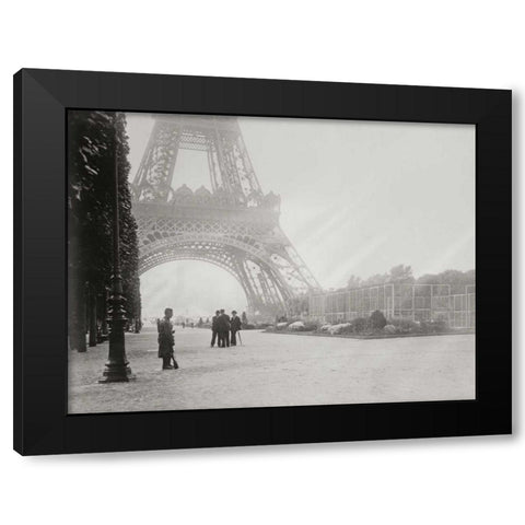 Vintage Paris III Black Modern Wood Framed Art Print by Harbick, N.