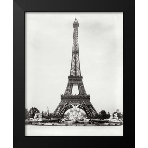 Vintage Paris VI Black Modern Wood Framed Art Print by Harbick, N.