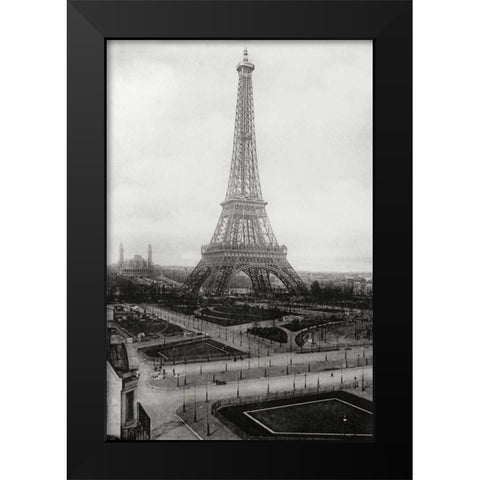 Vintage Paris VIII Black Modern Wood Framed Art Print by Harbick, N.