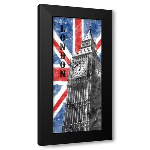 English Patriot Black Modern Wood Framed Art Print by Harbick, N.