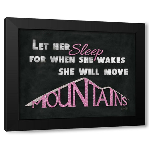 Let Her Sleep II Black Modern Wood Framed Art Print with Double Matting by Harbick, N.