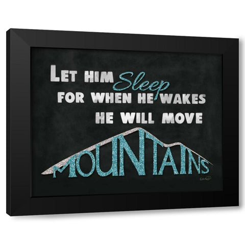 Let Him Sleep II Black Modern Wood Framed Art Print with Double Matting by Harbick, N.