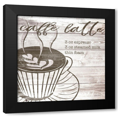 Farmhouse Latte Black Modern Wood Framed Art Print with Double Matting by Harbick, N.